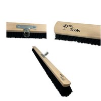 Synx Tools Paardenhaar 80cm met steelhouder - Zachte bezem - Veger schoonmaken - Bezems Binnen - Bezem zacht Zonder steel