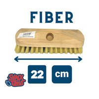 Synx Tools Luiwagen Fiber 22cm met steelhouder - Schrobber - Schoonmaak - Schrobborstel - Schrobber - Vloerschrobber - Schoonmaakbezem - douche - Zonder Steel