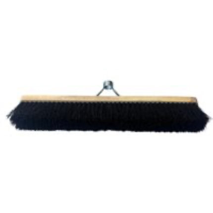 Synx Tools - Stadsbezem - Colombo Bezem - 60CM - Natuurvezel haren - Straatbezem haren - Bezems Buiten - Schrobborstels - Buitenbezem - schoonmaakartikelen - Zonder Steel
