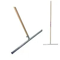 Synx Tools Schrobbezem Union Luiwagen + Werkhandborstel & Vloertrekker 60 cm set van 2 – Harde haren – Duurzaam fiber – Krachtig schoonmaken – Lengte 150 cm