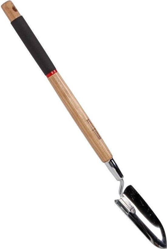 tuinschep met lange houten steel van 60 cm