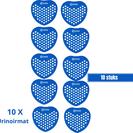 10 urinoir matjes met langdurige geurafgifte als luchtverfrisser van Synx Tools