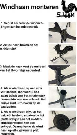 windhaan monteren