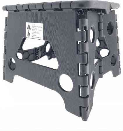 Kruk - Krukje - 80kg - Keukentrap - Keukentrapje  Opstapkrukje - Opvouwbaar - Antislip - Handvat - Compact