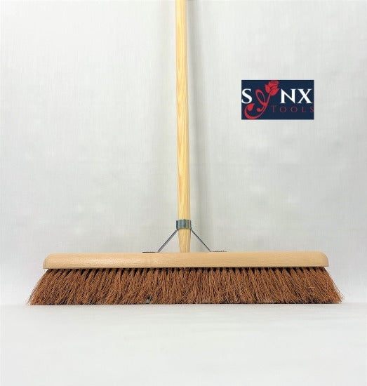Synx Room Sweeper Cocos 60 cm – weicher Besen – mit Stiel 150 cm