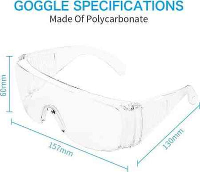 Outlook Lichtgewicht Veiligheidsbril (2st.) - Transparant - Polycarbonaat - CE-gekeurd
