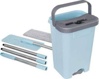 Dutchdesign Easy Flat Mop | Dweilsysteem | Vloerreiniger | Vloerwisser | Droog Dweilen