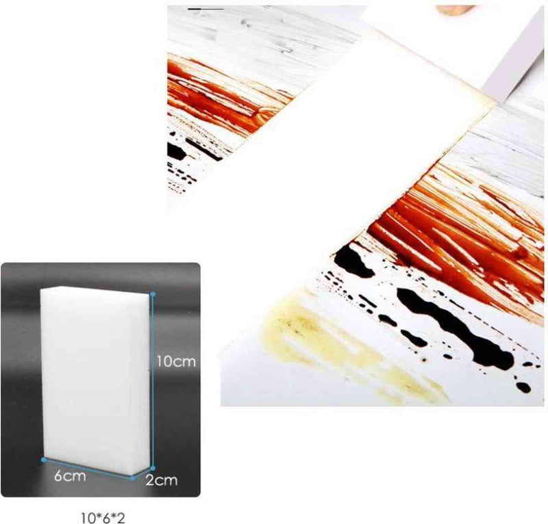 Wonderspons - 15 pack - Extra sterk - Normaal formaat 100x60x20mm - Scheurt niet - Melamine spons - Schoonmaakspons - Vlekkenspons - Keukenspons - Magic sponge - Magische spons