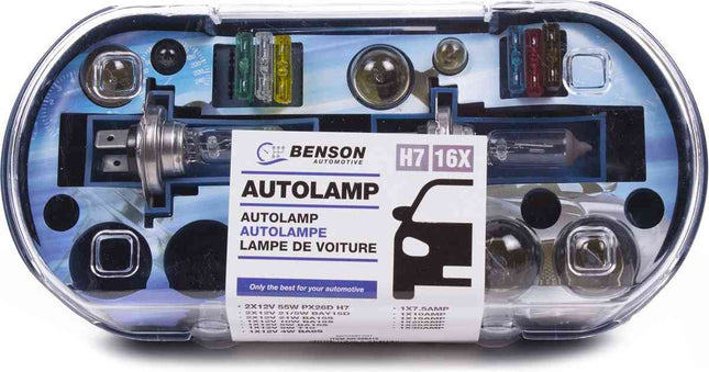 Ensemble de lampes de voiture ProPlus H7 - 16 pièces - Ensemble de lampes de rechange pour voiture 