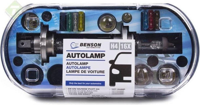 H4 Autolampenset - 16-delig - Benson
