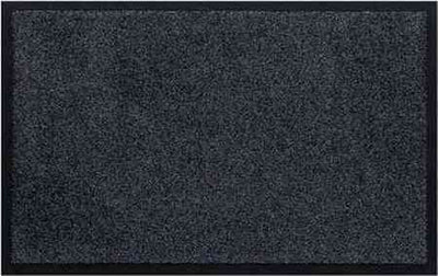 Synx Tools Luxe Deurmat Binnen – Antraciet Vinyl 40x60cm- Deur Droogloop Mats– Schoonloopmat - Inloopmat – Doormat – Entreemat