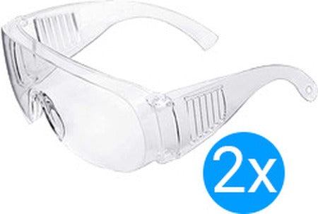 Outlook Lichtgewicht Veiligheidsbril (2st.) - Transparant - Polycarbonaat - CE-gekeurd