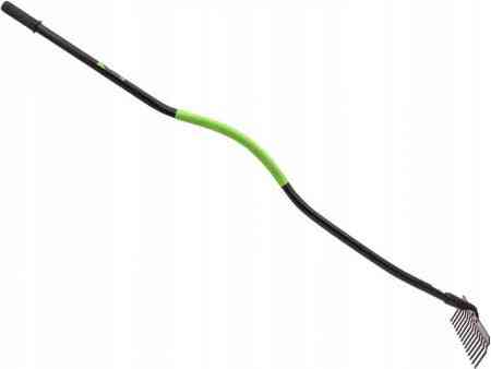 Synx Tools Tuinhark 16 Tanden ERGO - Ergonomisch - Harken / Bladharken - Bodembewerkers - Tuingereedschap - Steel 145cm