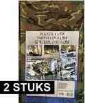 2x Groene Camouflage Afdekzeilen 470x364 cm - Dekkleed