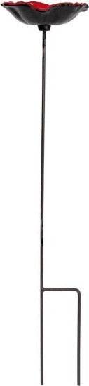 Buzzy Bird Gift Feeder Stake Papaver - Vogelbad en Voederbak voor Tuinvogels