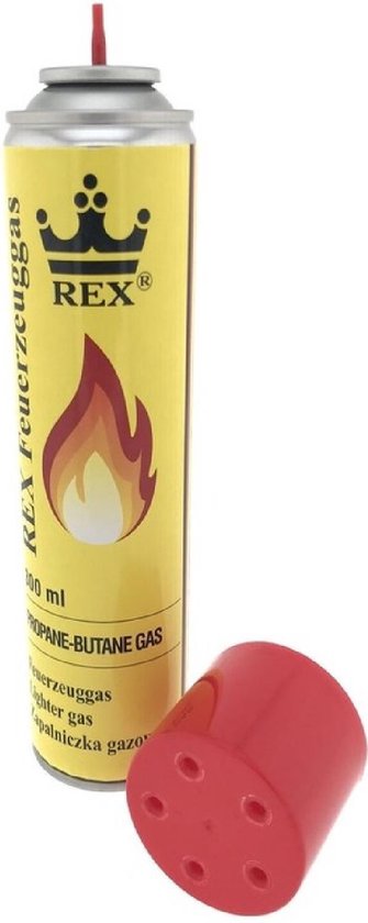 3x Feuerzeuggas 300 ml - Kanister Feuerzeug Nachfüllung Rex