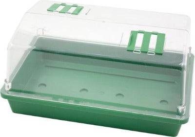 4x stuks kweekbakjes met deksel Propagator/moestuinbak