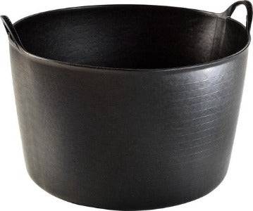 Zwarte wasmand/flexibele emmer 55 liter - Wasmanden