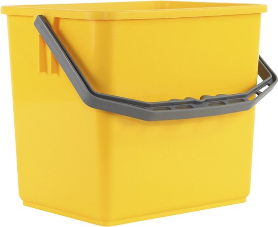 Synx Tools Eimer – für Mopp und Arbeitswagen – 6 l – Gelb
