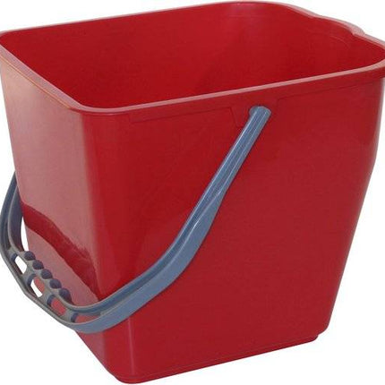 Synx Tools Emmer Rood voor Werkwagen/mopwagen 10 Liter