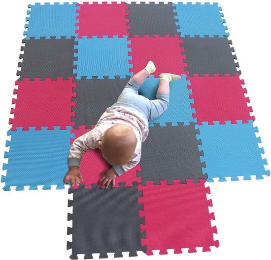 Synx Puzzlematte Spielmatte Baby - XXL 36 Teile - 180x180x1 cm