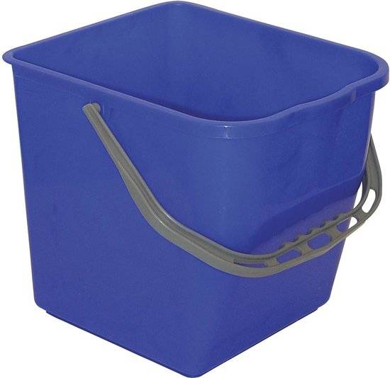 Synx Tools Emmer 10 liter Blauw voor Mopwagen/Werkwagen Emmers - Schoonmaak - werkwagenemmers
