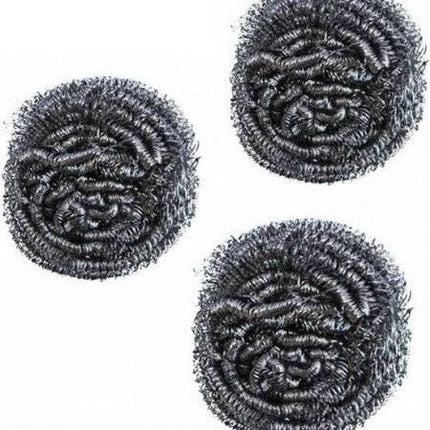 9x Pannensponsjes/RVS Schuursponsjes - Schoonmaaksponsjes
