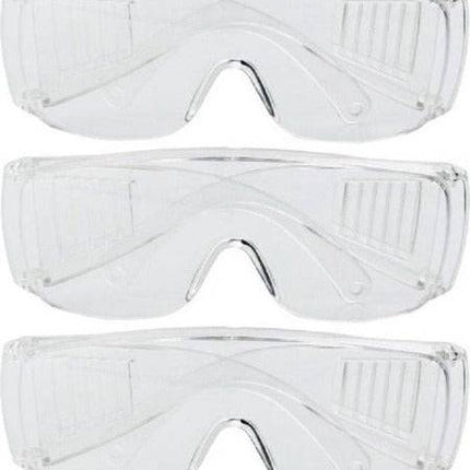3x Safety Glasses/Fireworks Goggles for Adults - Protective Glasses