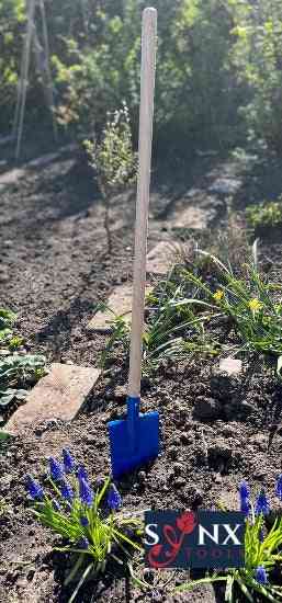Synx Tools Kinderspade Junior - schepjes - Bats / Spade - Buitenspeelgoed / Speelgoed - Tuinierspeelgoed - Zandbakspeelgoed - Incl. Steel 75cm