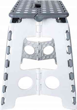 Synx Tools Kruk Heavyduty 150KG - Krukje - Antislip Keukentrap - Keukentrapje - Opvouwbaar - Zwart Wit - tot 150Kg