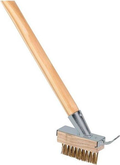 Synx Tools - Onkruidborstel met schraper + Extra Borstel - Voegenborstels - Voegenkrabbers - 2x schraper, 1x steel 160cm