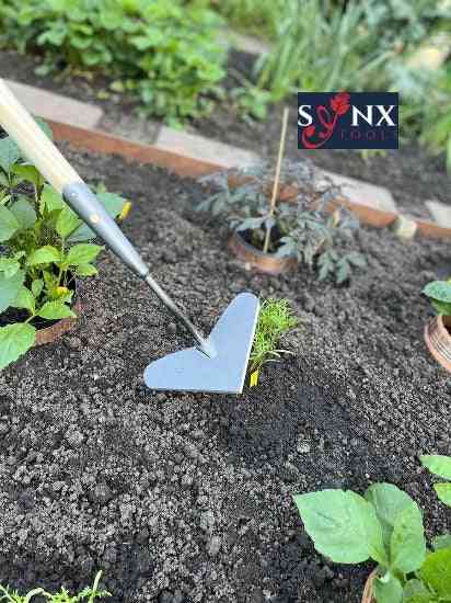 Synx Tools - Gesmede Hartschoffel 18cm met 160 cm Steel