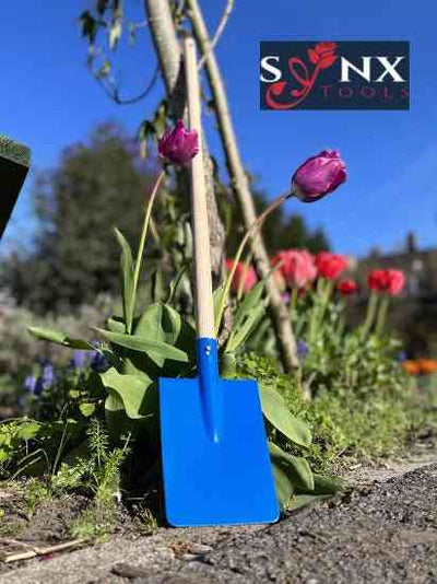 Synx Tools Kinderspade Junior - schepjes - Bats / Spade - Buitenspeelgoed / Speelgoed - Tuinierspeelgoed - Zandbakspeelgoed - Incl. Steel 75cm