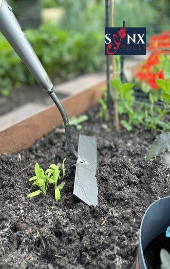 Synx Tools - Rechte Schoffel 20cm - 160 cm steel met Hilt - Onkruidbestrijding