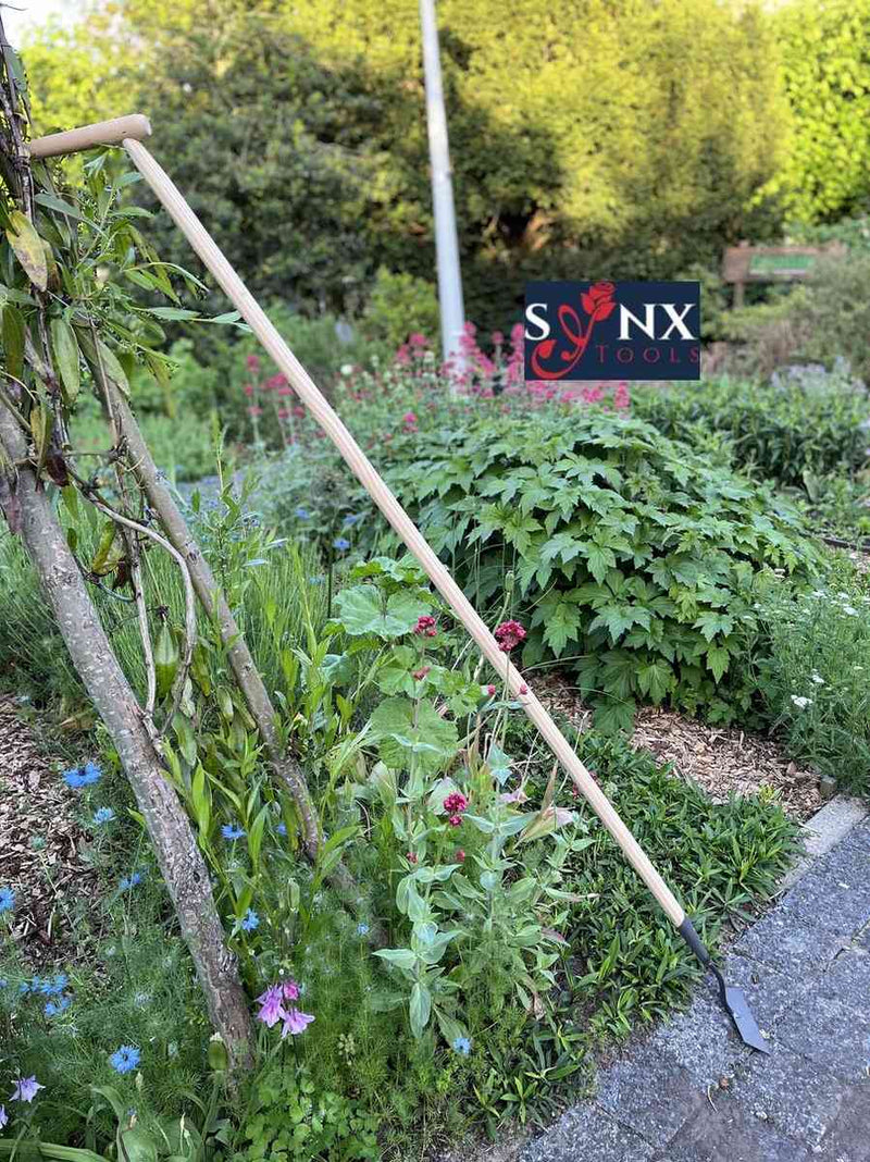 Synx Tools Rechte schoffel 14cm Gesmeed - Schoffels / Onkruidverwijderaar - Schoffel met Steel - 160 cm steel met hilt