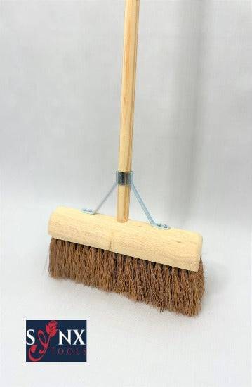 Synx Tools Coco Bezem Binnen 30 cm - Met 150 cm steel