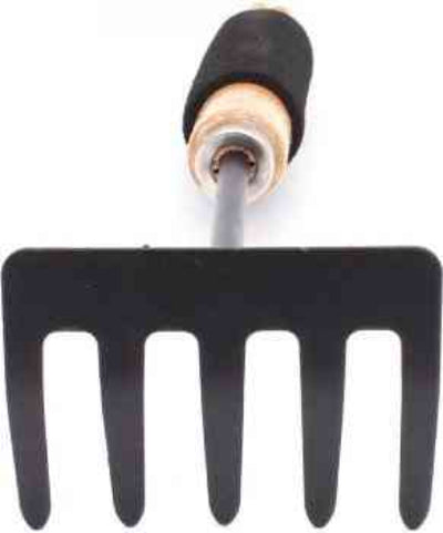 Synx Tools Mini Tuinhark Metaal - Schoffel Mini- Mini tuingereedschap - Onkruidverwijderaar - Handgereedschap - Moestuin benodigheden