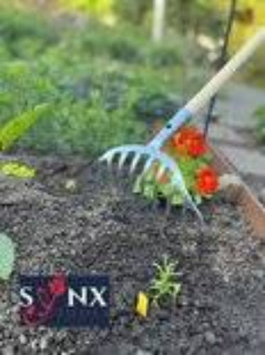 Rozenhark met metalen blad en houten steel van 150 cm – Synx Tools