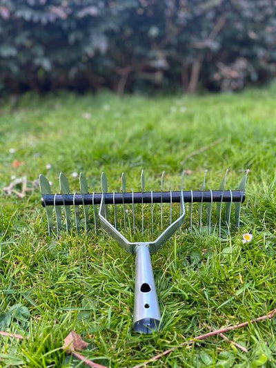 Synx Tools Verticuteerhark verzinkt Gazonbeluchters Verticuteer / Harken Bodembewerkers Tuinartikelen / Tuingereedschap Zonder Steel