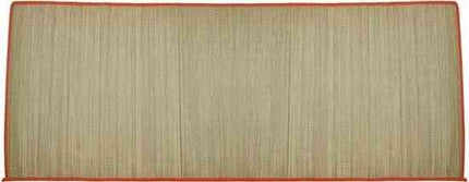 Strandmat Riet 60x180cm - Gekleurde Rand