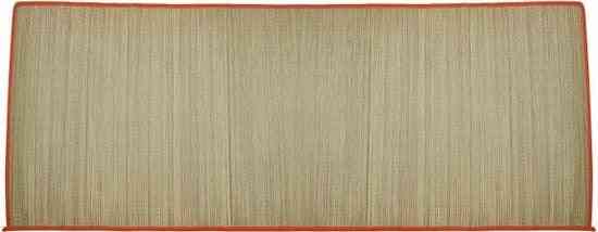 Tapis de plage Roseau 60x180cm - Bord coloré 