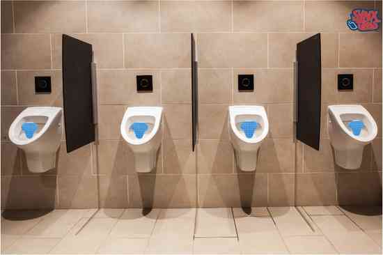 Synx Tools Urinoir 2 Stuks - rooster - Blauw - met Mint geur Anti spat mat WC - Toilet Mat - Blauw - Frisse geur - Anti Splash Mat - Wc Rooster - Urinoirrooster