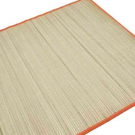 Strandmat Riet 60x180cm - Gekleurde Rand