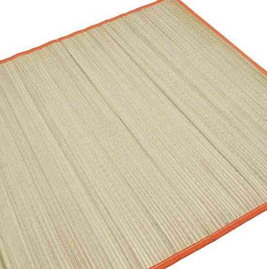 Tapis de plage Roseau 60x180cm - Bord coloré 