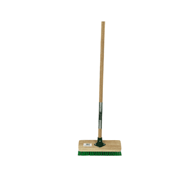 Synx Tools Tegelborstel 28cm - Mosbezem - Bezem - Mos - Onkruidborstel - Harde Borstel- Bezem met steel 120cm